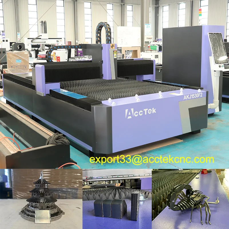 3000W Fiber Laser Cutting Machine Laser Cutter 3015 CNC Cutting Machine for Glass Leather MDF Metal Iron Steel Aluminum Copper