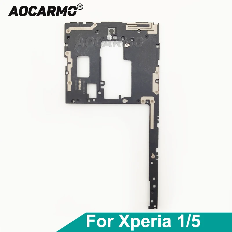 Aocarmo Obudowa Tylna z Uchwytem Płyty Głównej i Anteną do Sony Xperia 1 J9110 J8110, Xperia 5 / X5 / J8210 J9210
