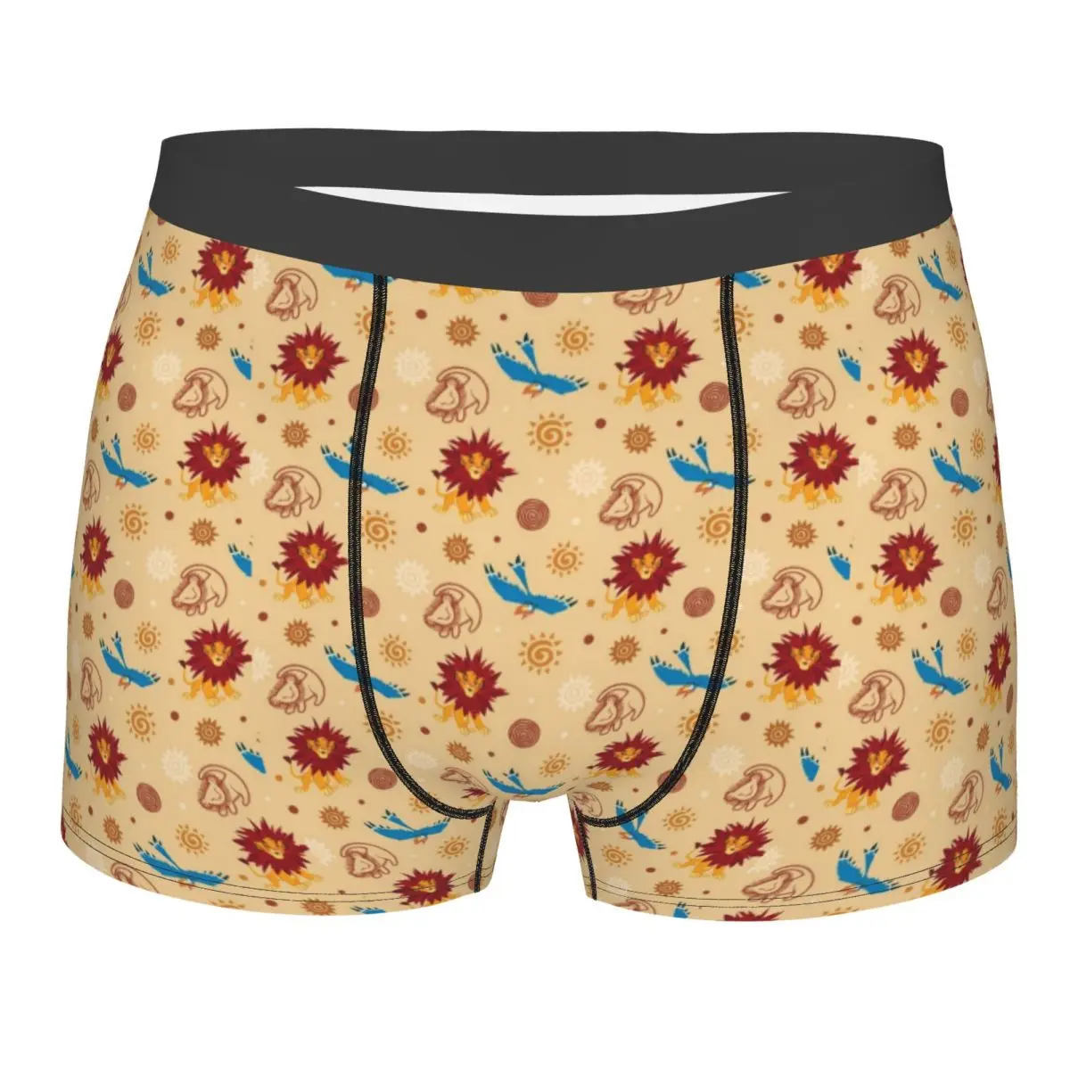 

Custom The Lion King Underwear Men Breathable Anime Boxer Briefs Shorts Panties Soft Underpants For Homme