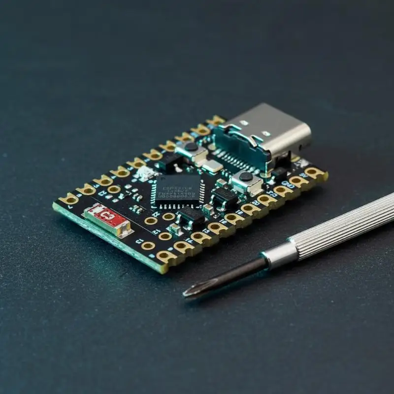 Offre Spéciale 1PC Carte de Développement SuperMini ESP32-C6 Microcontrôleur pour l'Apprentissage de la Programmation et la Conception de Contrôleurs
