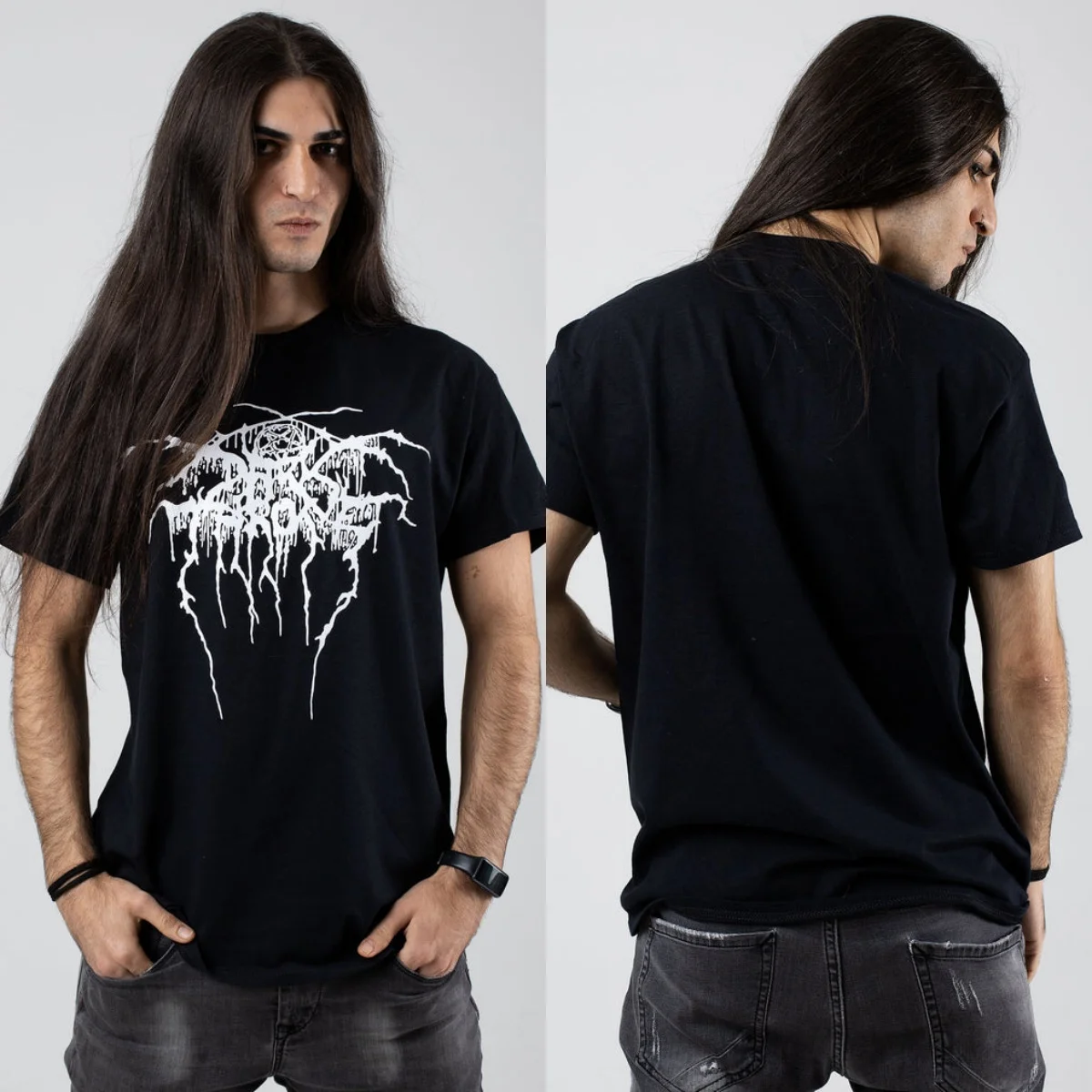Pop Darkthrone Graphic Cotton T-shirt Unisex Summer Short Sleeve Fashion Brand Tee Luxury Casual Vintage Retro Tees