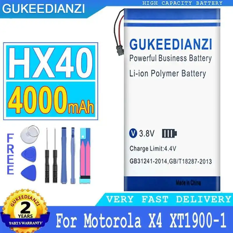 

Mobile Phone Battery HX40 4000Mah For Motorola Moto X4 XT1900-1 XT1900-2 XT1900-3 XT1900-4 XT1900-5 6 7