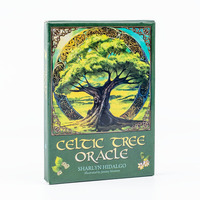 Celtic Tree Oracle 25 Cards 10.2*7.2cm English Visions Nature Connection Tabletop Cards Of Group Games For Parties Precognition