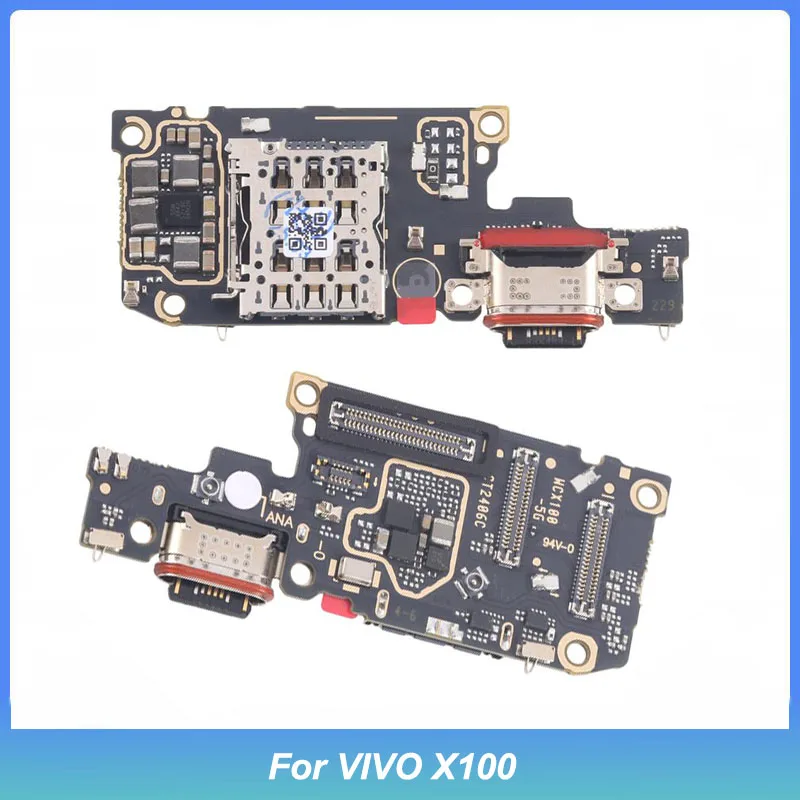 USB Charging Dock Board for VIVO X100 Charger Port Connector Flex Cable Repair parts