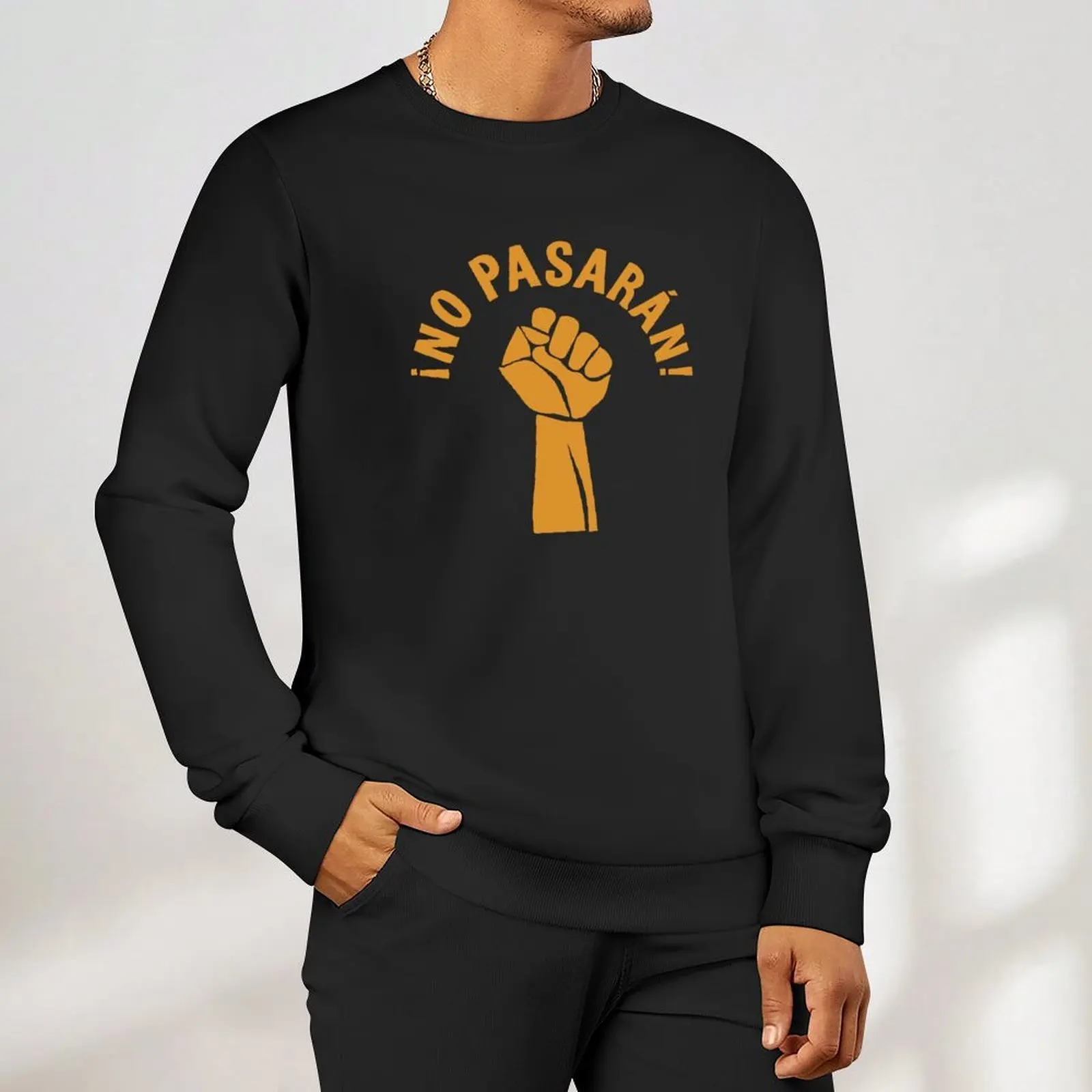 No Pasaran UK بلوفر جرافيك تي شيرت رجالي قميص رجالي مصمم ملابس رجالي ملابس رجالية بلوزات للرجال