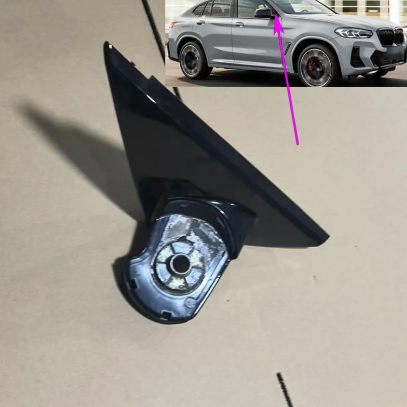 BMW X4 G02 2018-2024 フロントウィンドウ三角トリムプレートミラーカバーパネルミラーベースホルダー新品