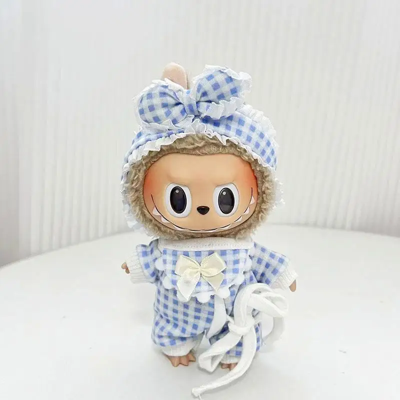 (Clothes only) 17cm for Labubu doll clothing winter decoration #466315