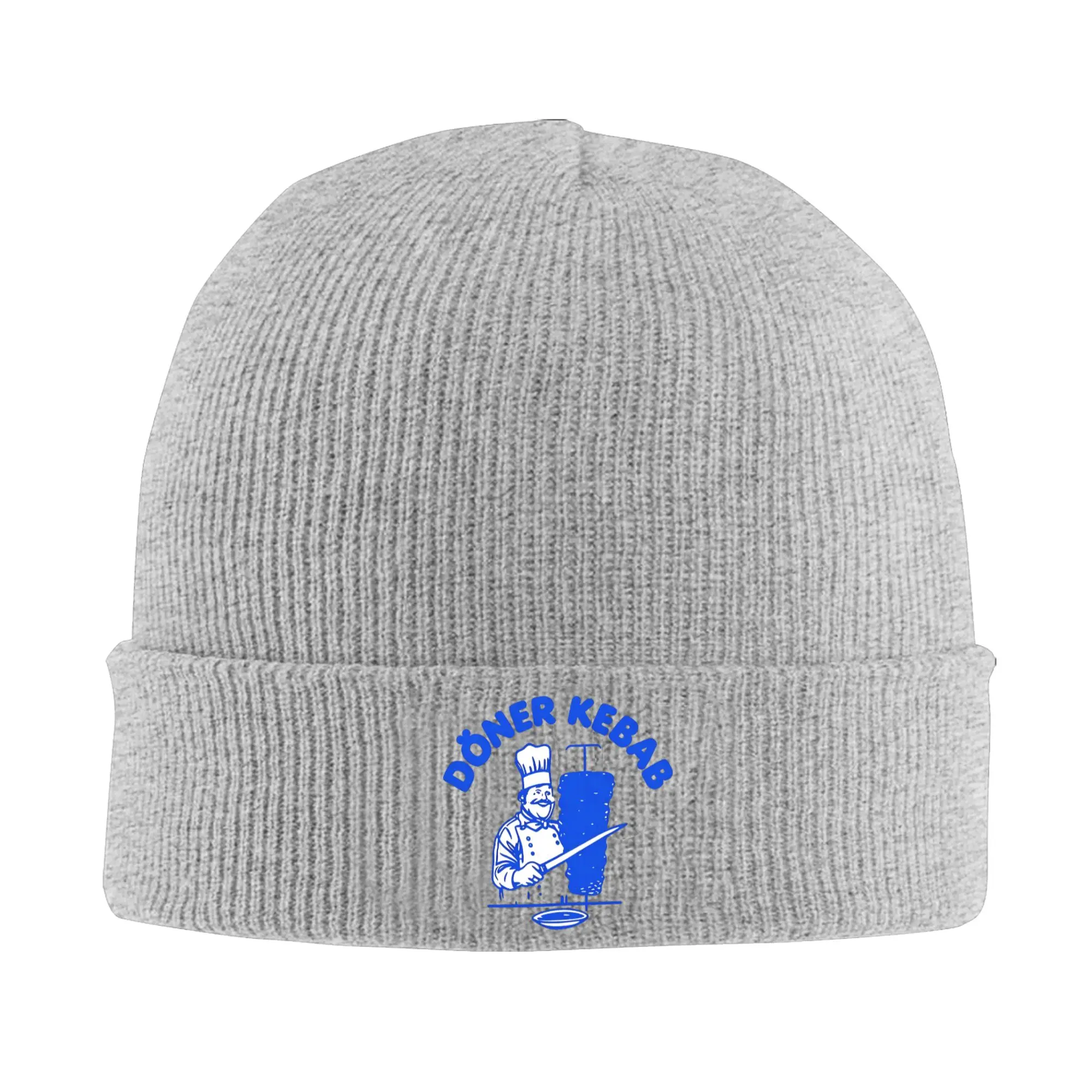 Doner Kebab Fashion Print Winter Skullies Beanies Hat Warm Autumn Knitted Hats Bonnet Caps for Women Men