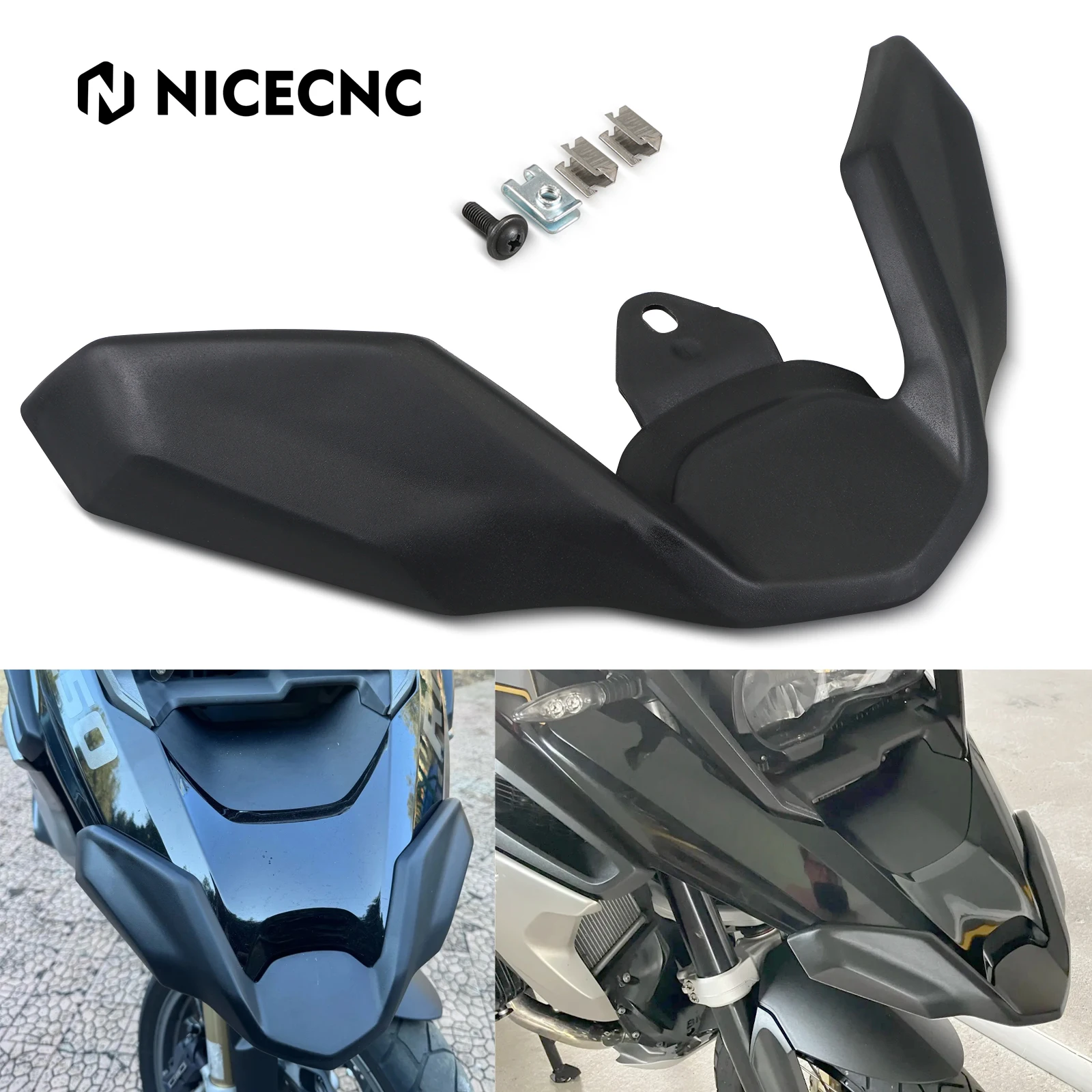 For 2019-2023 BMW R1250GS R 1250 GS Front Fender Beak Motorcycle Front Fender Extension Cover for BMW R1200GS LC 2017 2018 2019 - Image 2