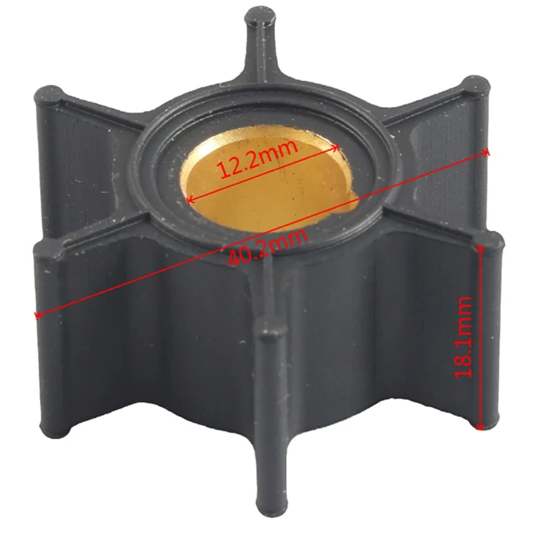 Mercury/Mariner/Mercruiser 모터 6, 8, 9.8 HP - 3B2-65021-1M, 47-용 향상된 냉각수 펌프 임펠러 8037481