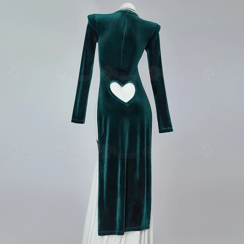 2025 Fubuki From Anime ONE PUNCH-MAN Fubuki Cheongsam Cosplay Costume Women Sexy Velet Dress
