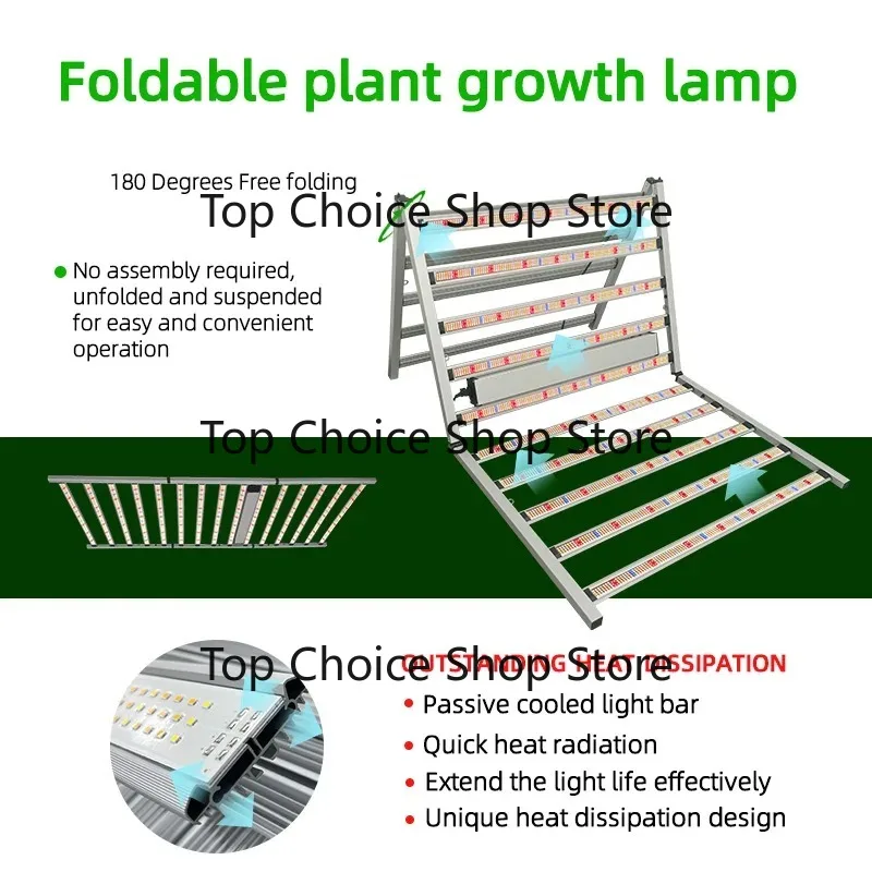 Wholesale Foldable Commercial Full Spectrum 1500 Watt ED Plant Grow Light Bar For Greenhouse Indoor Plants