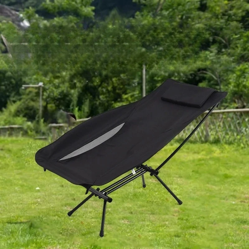 

Foldable Sun Lounger Lightweight Aluminum Alloy Portable Folding Camping Recliner Chair Beach Patio Garden Fishing Hiking Daybed