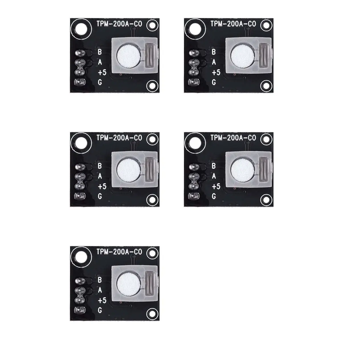 5X TPM-200A Carbon Monoxide Sensor Module Interference-Resistant High-Precision CO Air Quality Detection Sensor Module