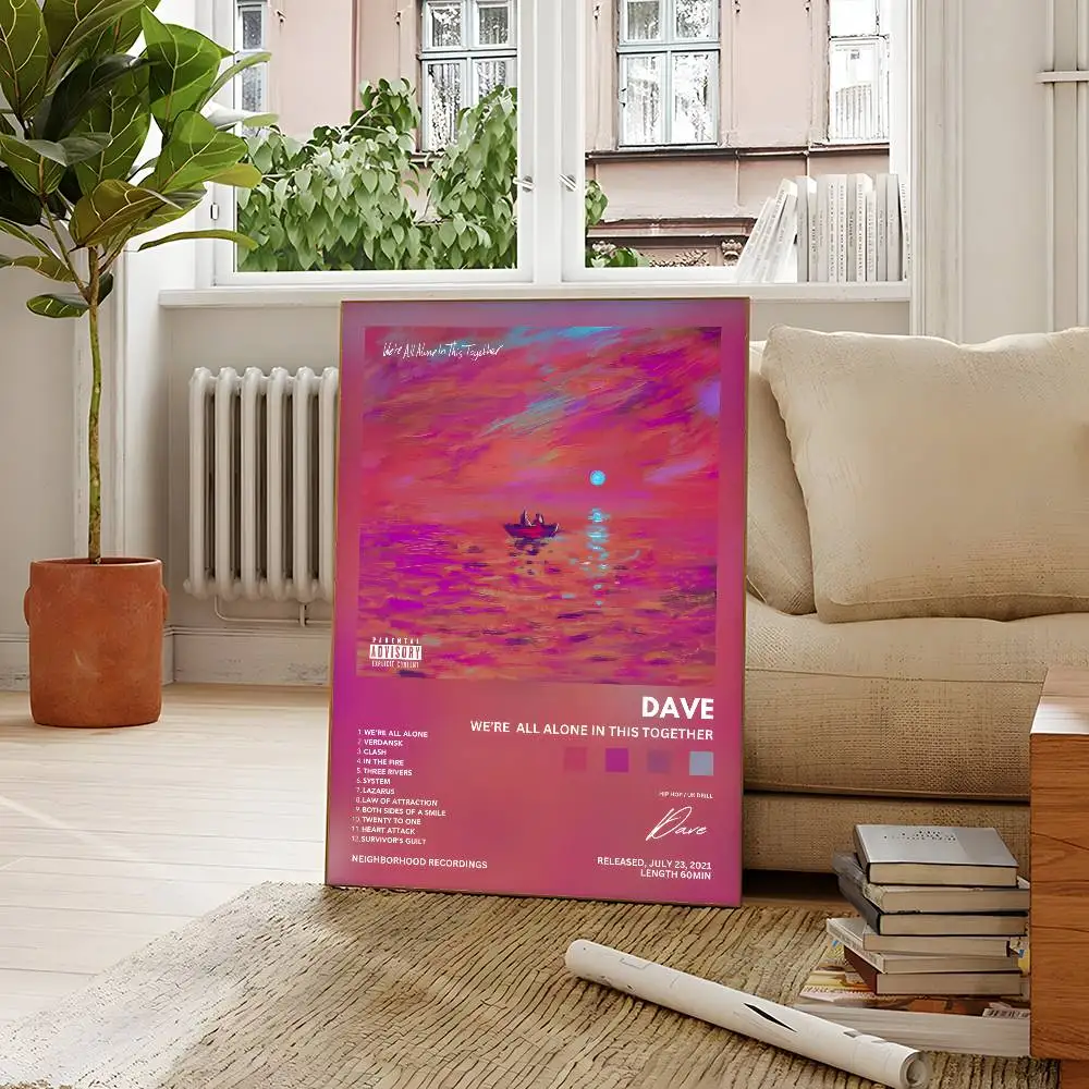 مغني الراب الشهير D-Dave ملصق مقاوم للماء ورقة طباعة ملصقات ديكور لتزيين الغرف الفن جدار الديكور غرفة نوم غرفة المعيشة #6