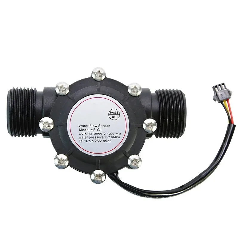 

1/2" 3/4" 1" 1-1/2" 1-1/4" 2" Water Sensor Hall Flow Sensor Flow Meter 1.75 MPa Water Flow Sensor Switch DC 3.5-24V