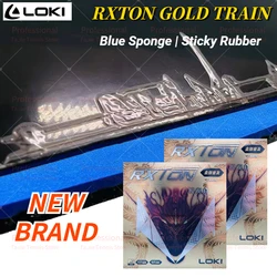 Original LOKI RXTON 1 Train Gold Version Table Tennis Rubber Fast Attack Ping Pong Blue Sponge Sticky Rubber Loki Rubber