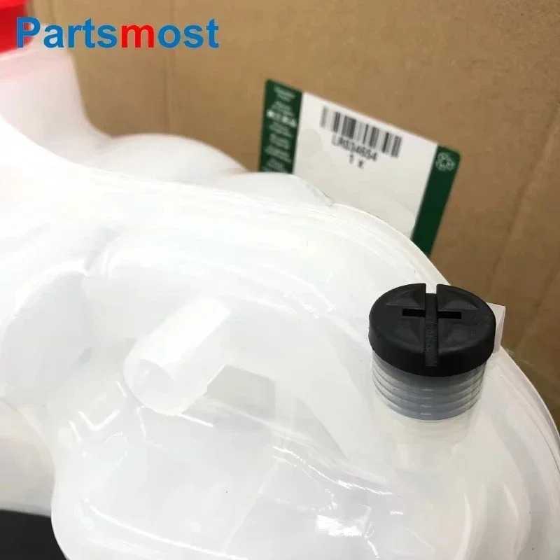 5.0L SC V8 Petrol Radiator Coolant Overflow Container for Land Range Rover 13- RR Sport 14- Expansion Tank With Sensor LR034654