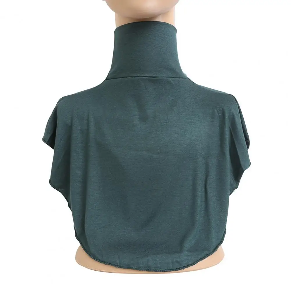 Cubierta de cuello con ramillete para mujer, elegante cubierta de cuello alto para hombre, jersey de cuello alto suave, cuello falso