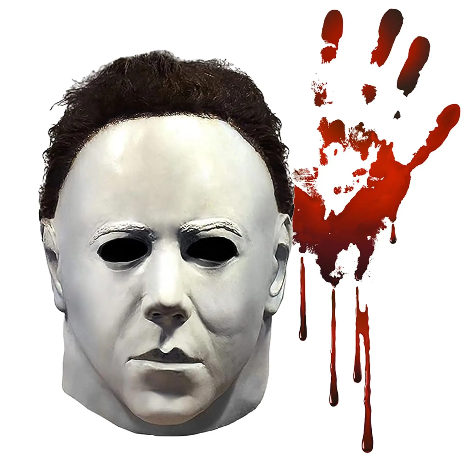 

1978 Michael Myers Mask Cosplay Scary Movie Halloween Latex Helmet Horror Headgear Masquerade Party Tricky Costume Prop