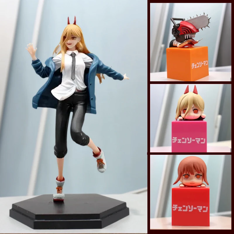 

Anime Chainsaw Man Action Figures Power Toys Demon of Blood Power Figures PVC Collection Model Toys Peripheral Gifts