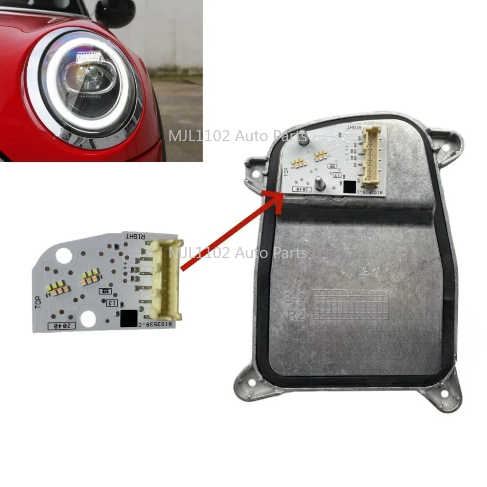 

New White DRL Board Headlight Daytime Running Light Turn Signal Module For 2020 2021 Mini Cooper F55 F56 F57 Clubman F54 LCI LED