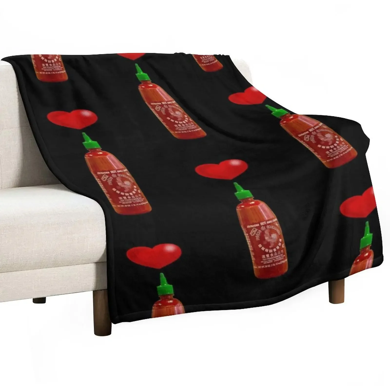 

New I Love Sriracha Throw Blanket Luxury St Kid'S Soft Big Blankets