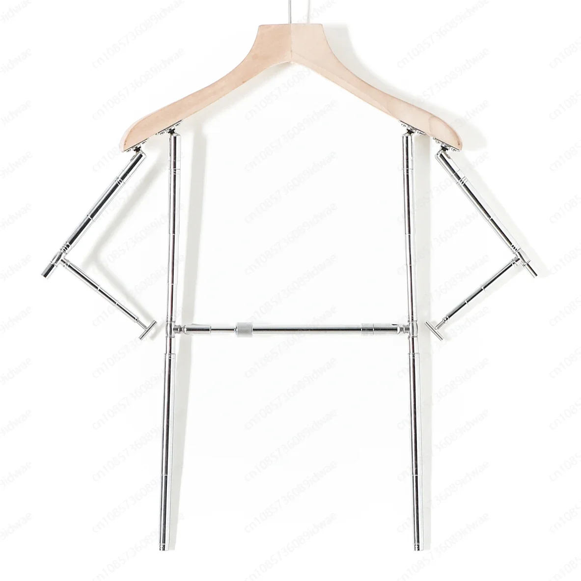 Men's short-sleeved hanging shot efficient styling hanger T-shirt POLO shirt shooting adjustable model prop display hanger