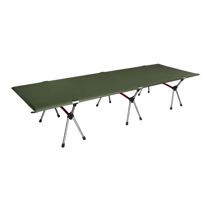 Camping Cot Portable Folding Bed Ultralight Aluminum Alloy Sleeping Cot for Outdoor Hiking Backpacking Travel