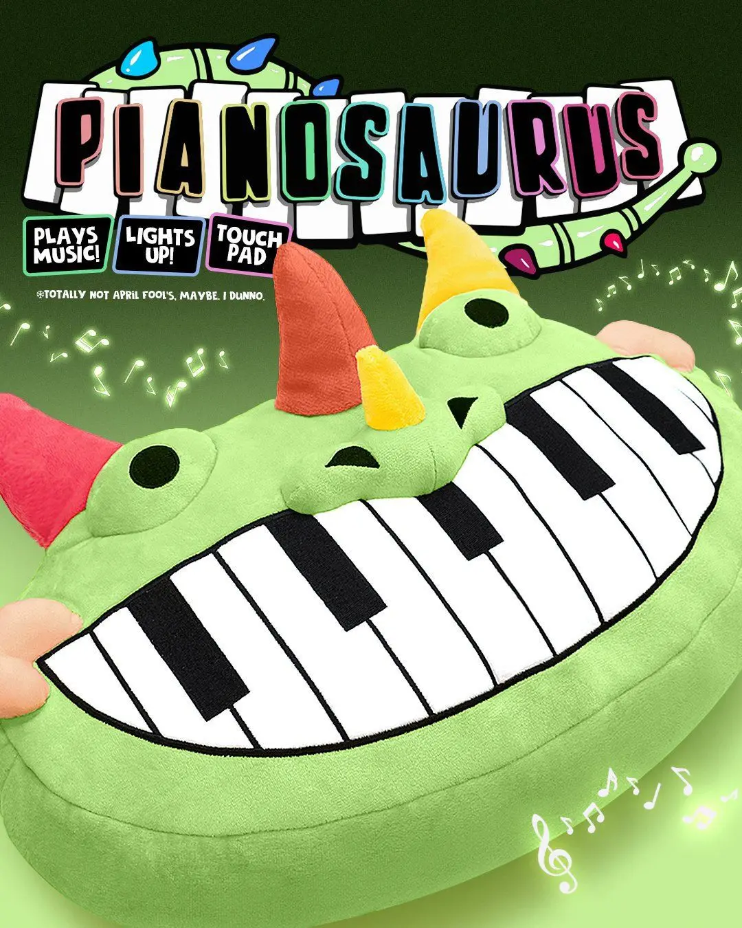 

New Pianosauruses Plush Toys Nightmared Critters Cute Stuffed Sofa Decor Pillow Doll for Kid Birthday Gifts Toy Custom