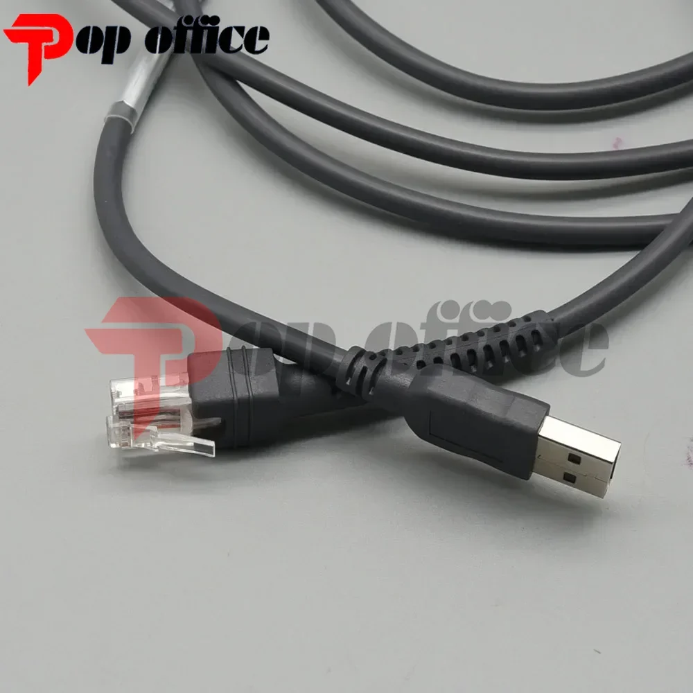 10pc Compatible New Ls2208 Scanner 2m USB Cable IS be for  Symbol Motorola LS1203 LS2208 LS4208 LS3008 Barcode scanner CBA-U01