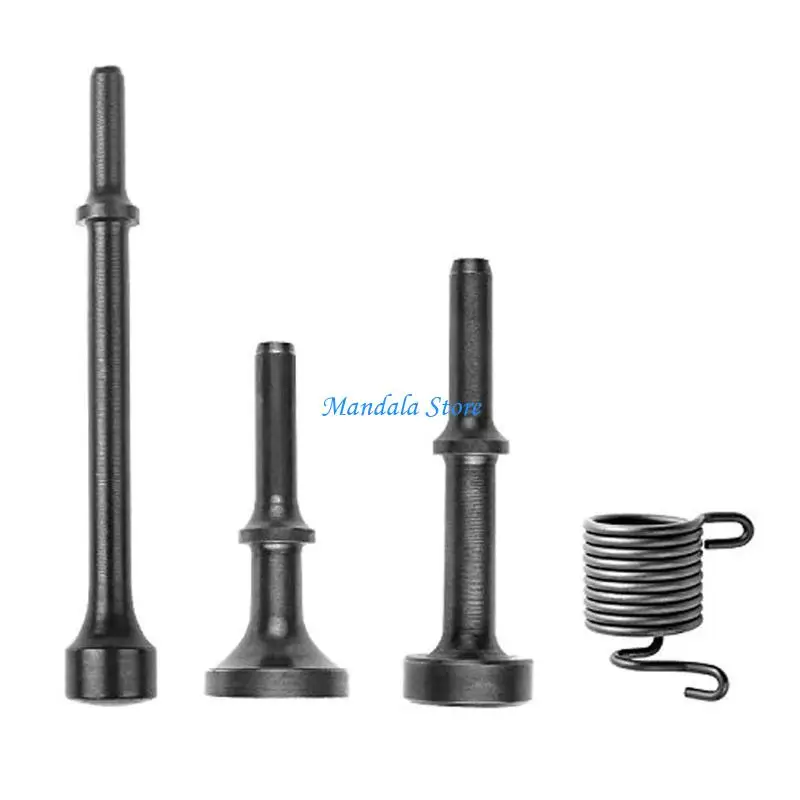 

U2JC 4 Pcs/Set Practical Smoothing Pneumatic Air Hammer Bits Pneumatic Rivets Impact for Head Pneumatic Air Hammer Heads for