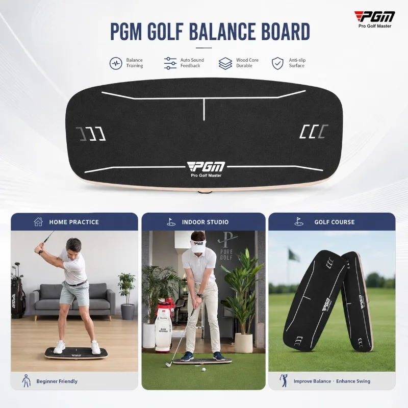 PGM Golf Transfer Board Improves Balance and Stability for Beginners Prevents Reversal and Improves Swing Speed