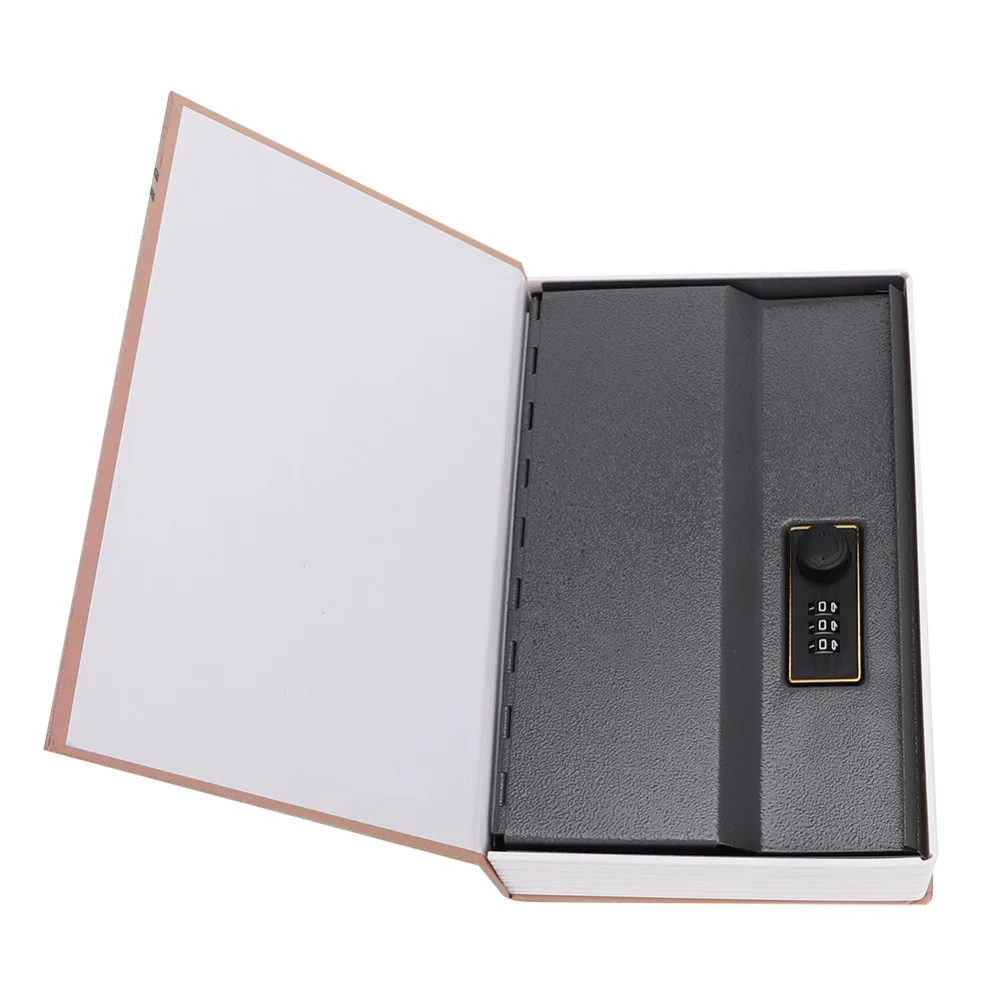 Money Storage Combination Lock Book Safe Box Mini Size Vintage Faux Hidden Safe Discreet Safe Diversion Book Safe Home