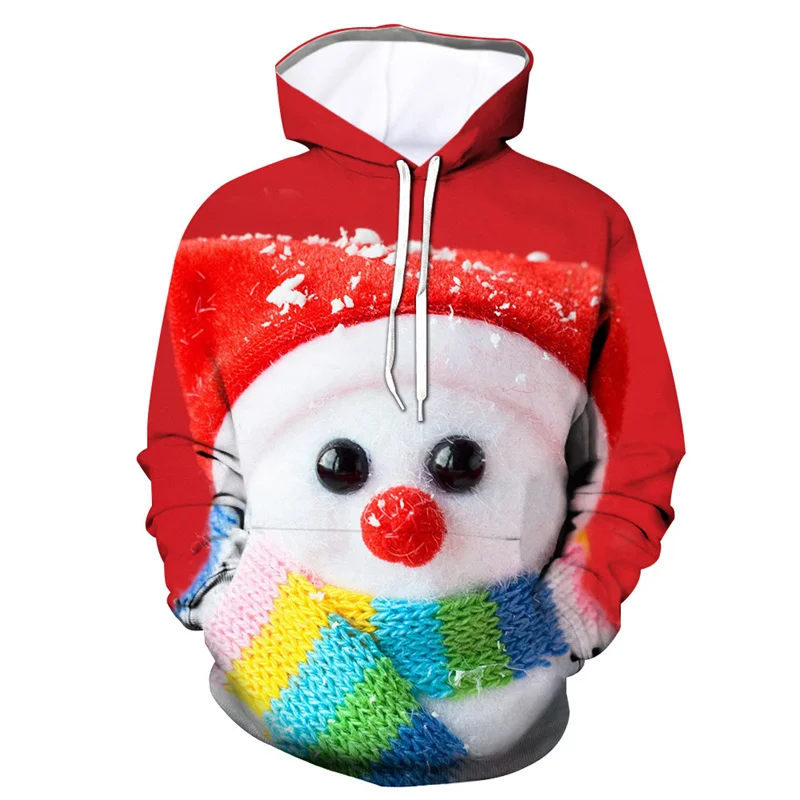 X'mas Santa Claus Giving Gifts Hot Selling 3D Printed New Men's And Women's Christmas Hoodies Fashion Men Couple Casual Clothing