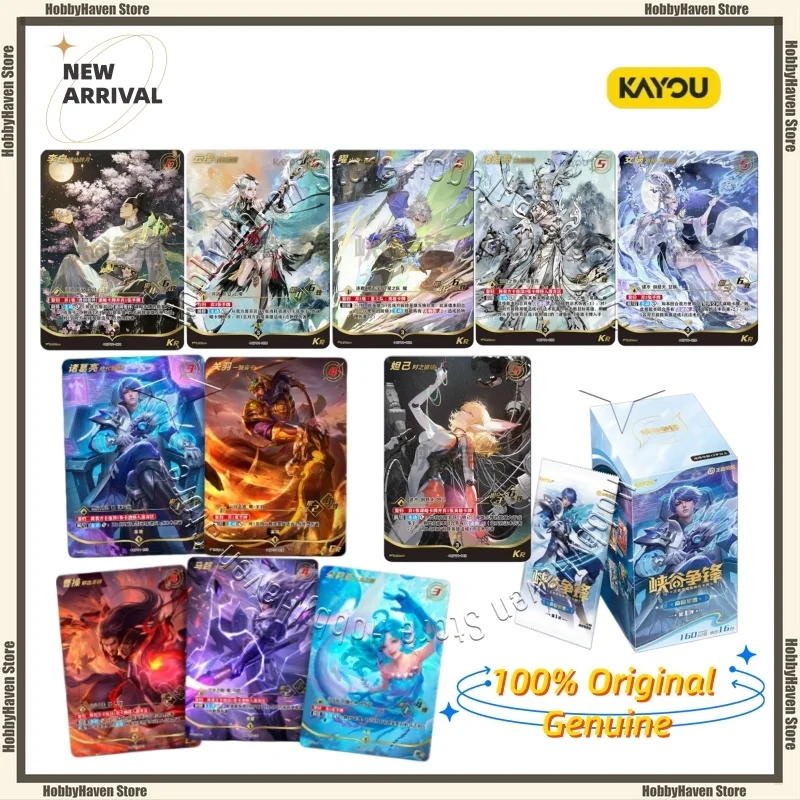 

In Stock KAYOU Canyon Clash King of Glory Trading Card Supplement Pack Official Genuine Peripheral TCG BoardGame Collection Gift