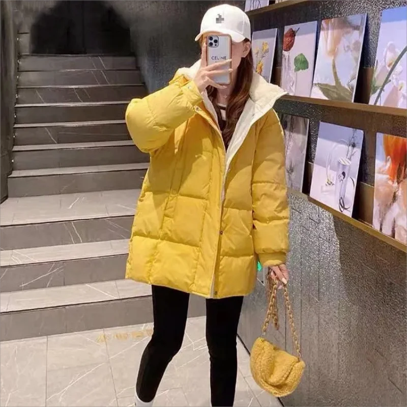 

Модное пуховое пальто с капюшоном из хлопка, женские зимние парки, куртка, Длинные теплые пуховые парки с подкладкой, женская верхняя одежда для снега