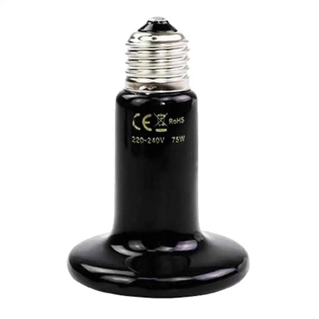 E27 Ceramic Infrared Reptile Heat Lamp Light Bulb 25W 50W 75W 100W 150W 200W