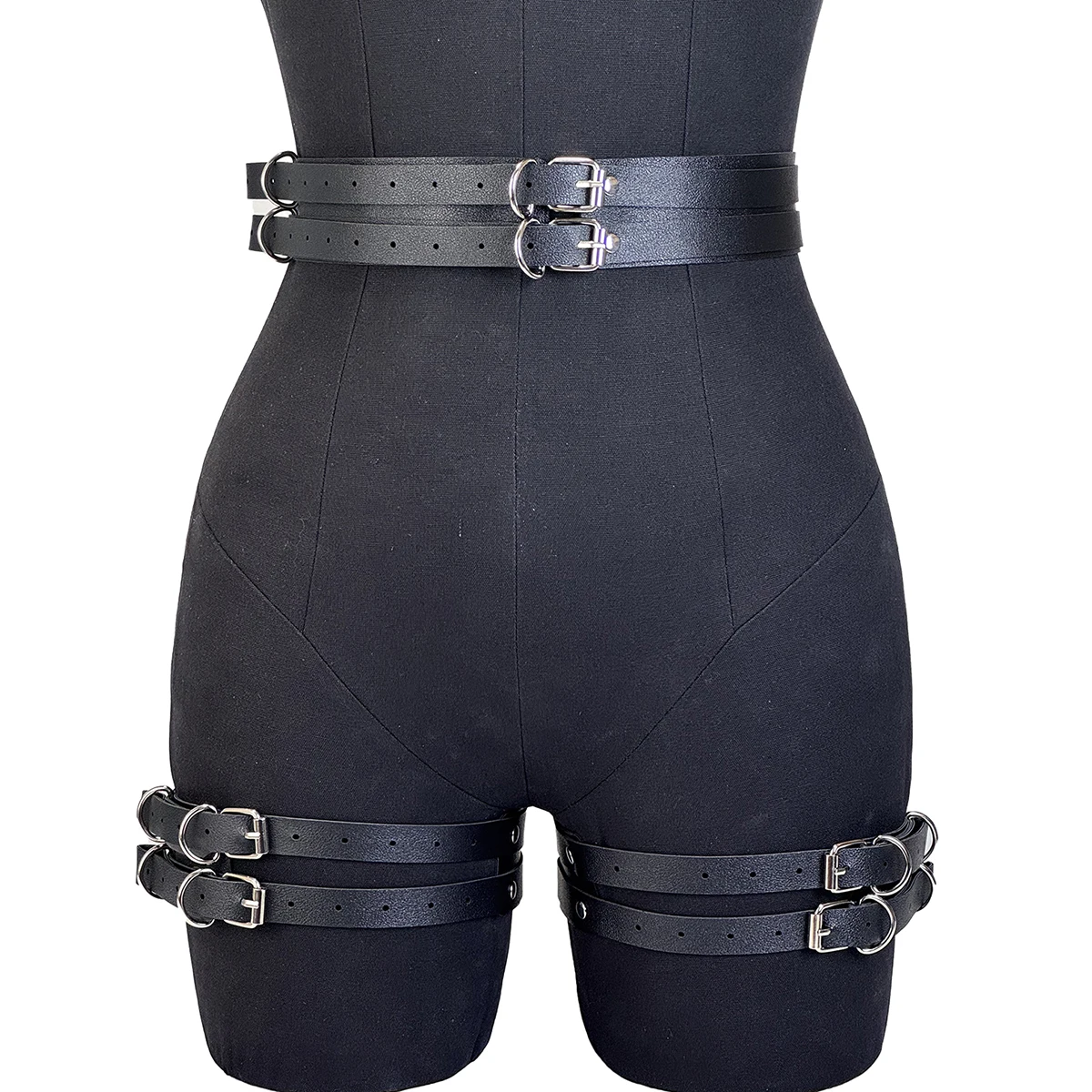 Sexy Leg Garter Belt PU Leather Harness Women Gothic Lingerie Bondage Belt Stocking Suspenders Leg Thigh Harness Belt image 6