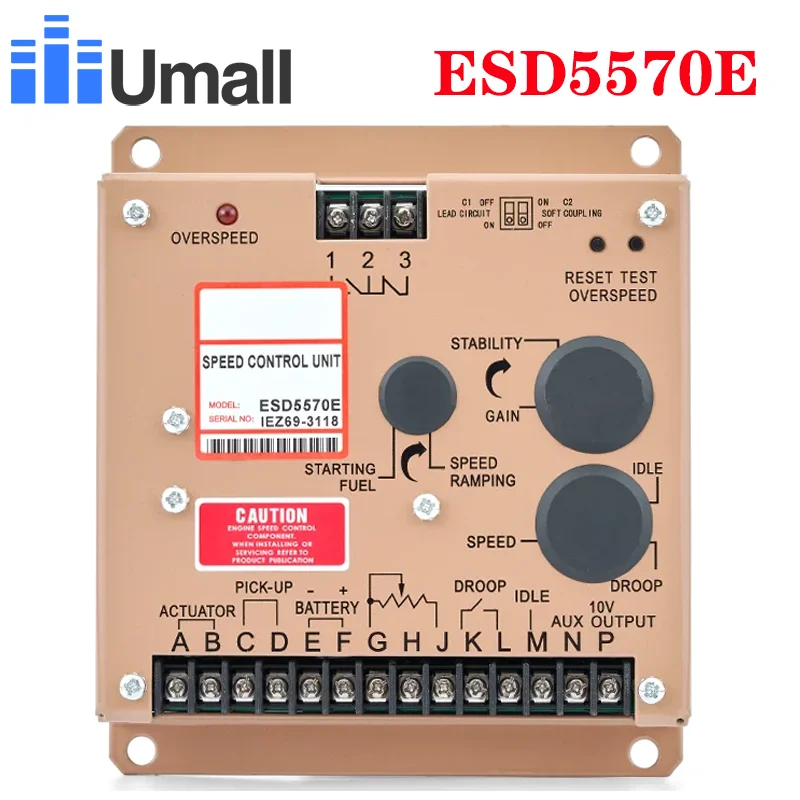 Cummins Generator Unit GAC Speed Control Board ESD5570E Speed Controller Electronic Speed Regulation Diesel Engine Parts