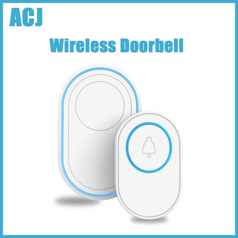 Intelligent Wireless 433mhz Music Doorbell Home Welcome Long Battery Life Waterproof Remote Smart Door Bell Chime Security Alarm