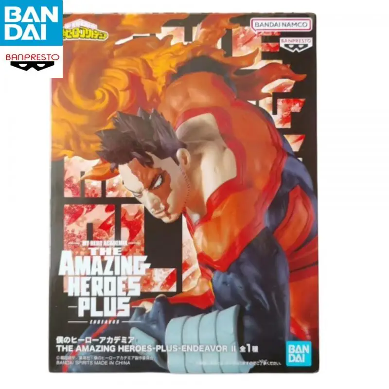 

Bandai Banpresto My Hero Academia the Amazing Heroes plus Endeavor Figure 2 - Anime Model Toy for Boys Gift - Genuine Boxed