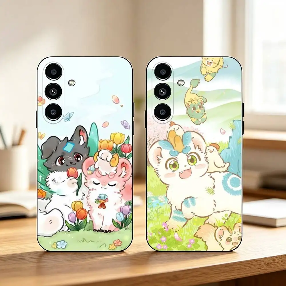 Cute Furry Fabulous Beasts   Phone Case Black Silicone Soft For Samsung Galaxy A73,A72,A71,A70,A53,A52,A51 Gift