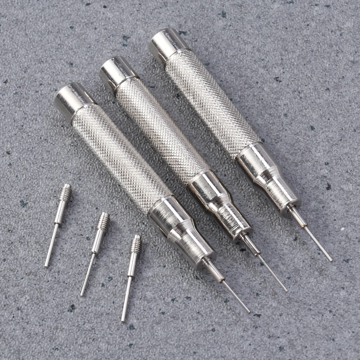 

Watch Repair Kit Steel Punching Needle Set Disassembly Hand Tool Plug Tap Spare Needles For Watch Backs Gaskets