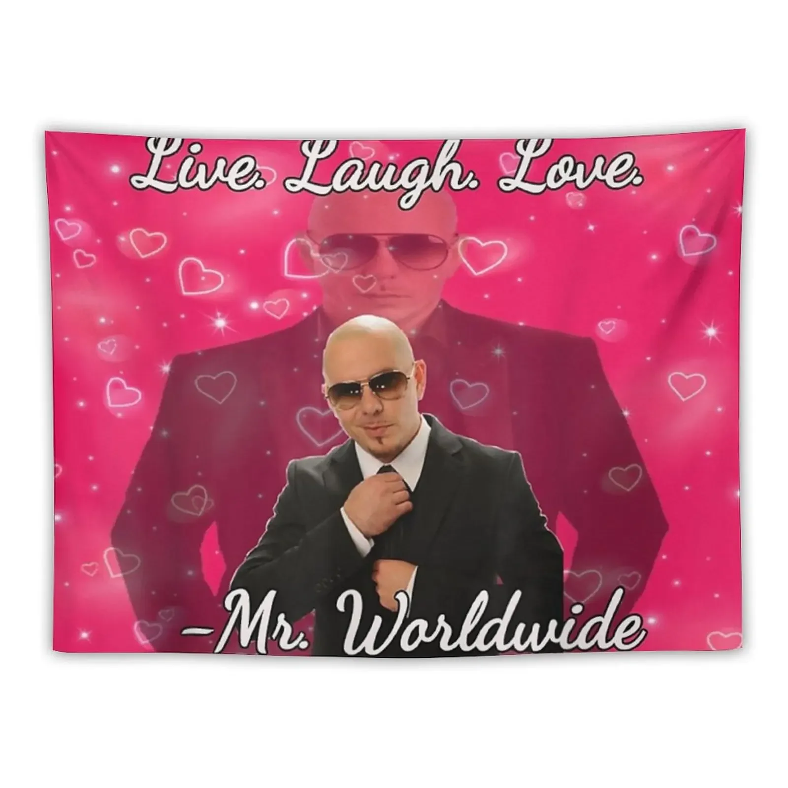 

Mr Worldwide Pitbull Valentine Tapestry House Decoration Nordic Home Decor Hanging Wall Christmas Decoration Tapestry