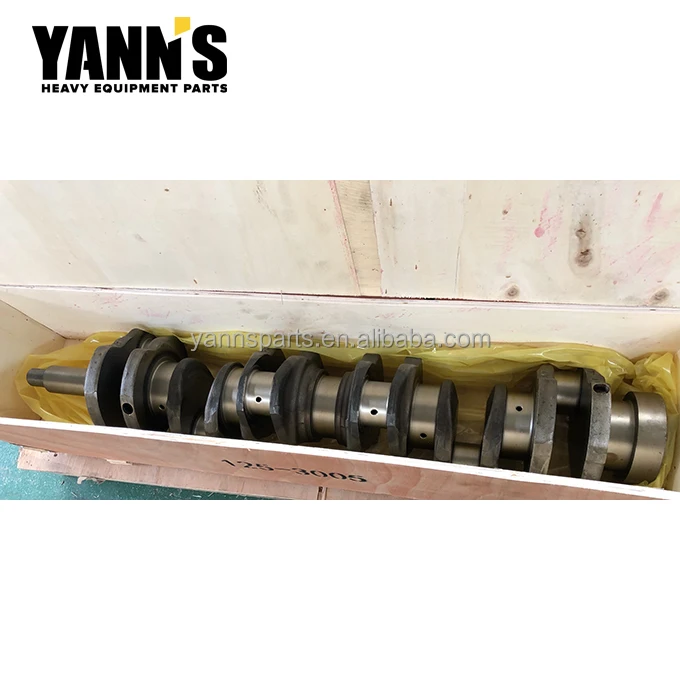 1253005 125-3005 3066 S6KT    Engine Spare Parts Crankshaft for  Excavator E320B E320C