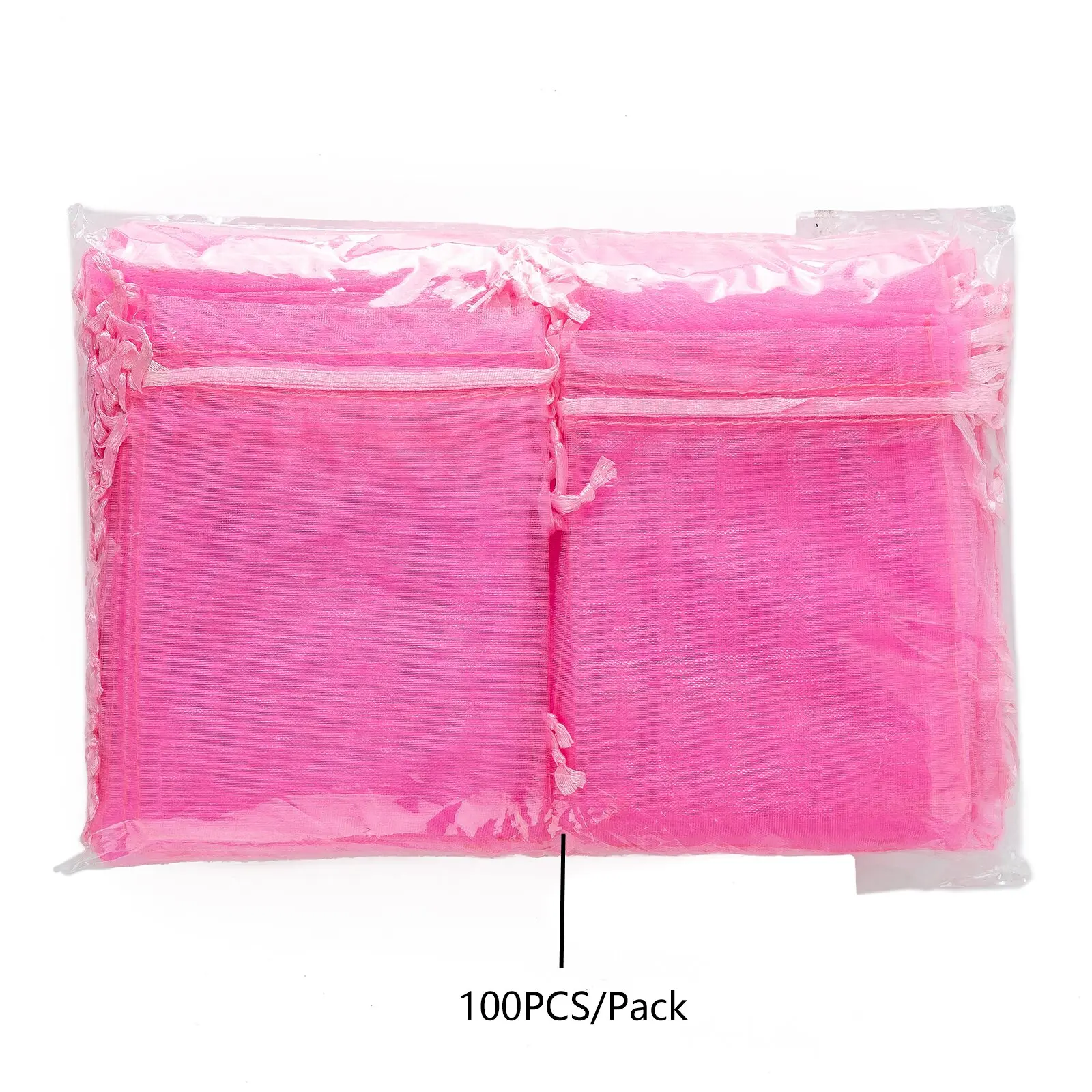 100PCS Premium Quality Sheer Mesh Gift Bags