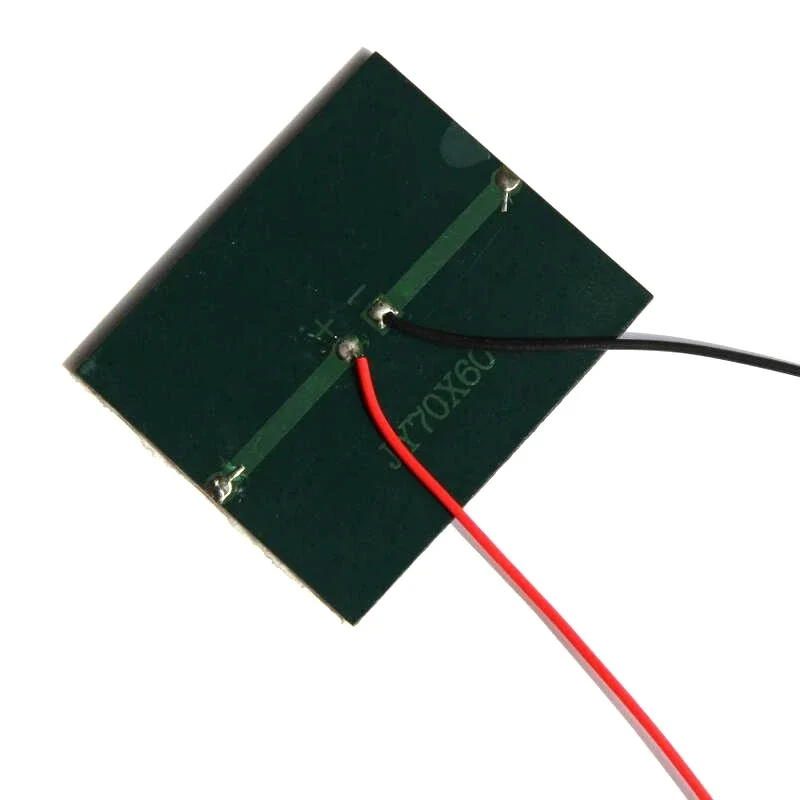 Cena fabryczna 100 SZTUK Mini Panele Solarny 0.57W 6V Mała Ogniwo Solarny z Kablem 15CM Łatwa Zrób To Sam Zabawka Solarna Mały System Energetyki Słonecznej