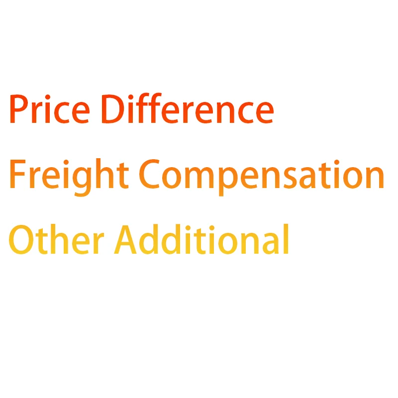 Used To Pay For Price Difference Freight Compensation Or Other Additional Fees