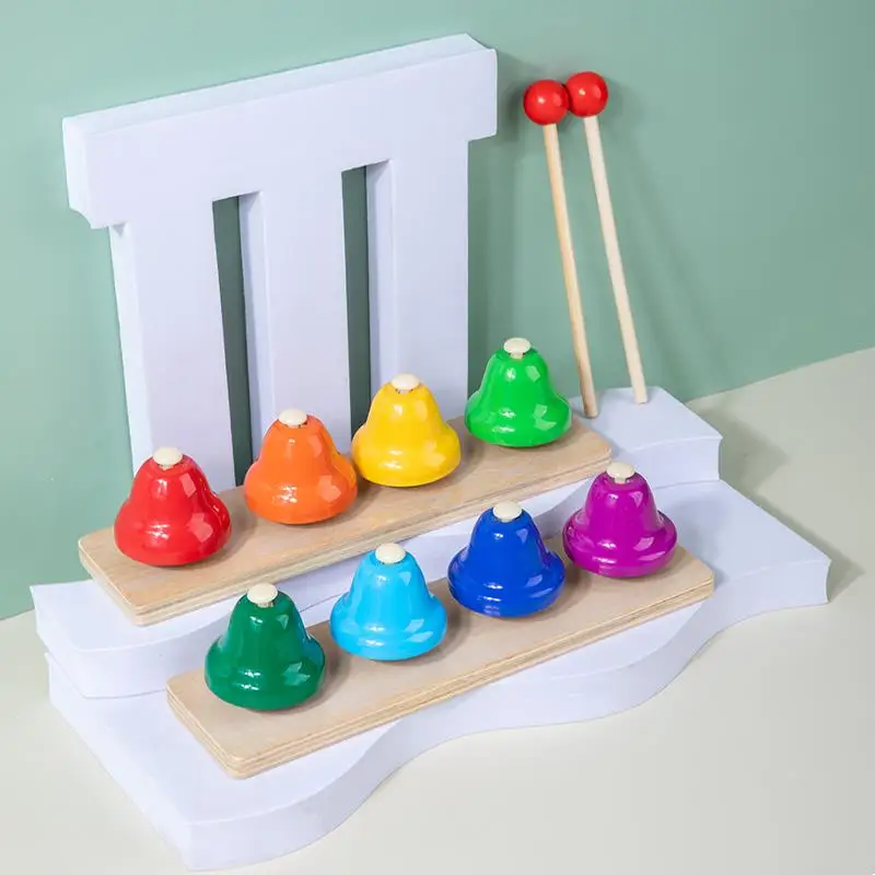 

8 Scale Toy Xylophone Montessori Educational Wooden Eight-Notes Style Xylophone Kids Baby Musical Funny Toys Children Gift